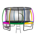 Kahuna 12ft Trampoline with Ladder Net Spring Mat Safety Pad