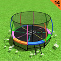 Kahuna 14ft Trampoline with Net Ladder Mat Spring Pad Round