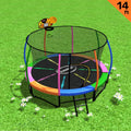 Kahuna 14ft Trampoline Safety Enclosure Pad Mat Ladder Basketball Hoop