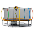 Kahuna 10x15ft Oval Trampoline Basketball Hoop Safety Pad Net