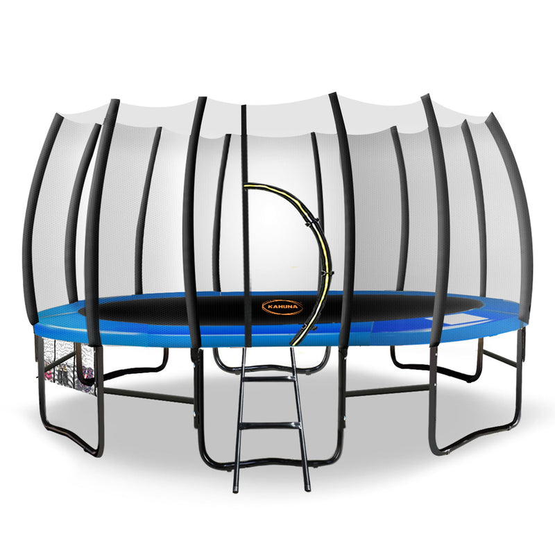 Kahuna 12ft Springless Trampoline Mat Net Ladder Basketball