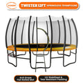 Kahuna 12ft Springless Trampoline Mat Net Ladder Basketball