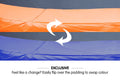 Kahuna 10ft Trampoline Pad Round Reversible Orange/Blue