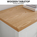 Sarantino Gio TV Stand Cabinet White Natural Wood 1500mm