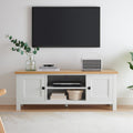 Sarantino Gio TV Stand Cabinet White Natural Wood 1500mm