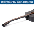 Karrera 41in Acoustic Guitar Black Wooden with Bag