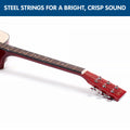 Karrera 41in Acoustic Guitar Wooden String Music Instrument