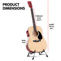 Karrera 41in Acoustic Guitar Wooden String Music Instrument