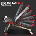 Powertrain FID Weight Bench Flat Incline Decline 250kg Home Gym