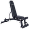 Powertrain Multi Workout Bench Adjustable Backrest Transport Wheels