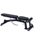 Powertrain Multi Workout Bench Adjustable Backrest Transport Wheels