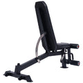 Powertrain Multi Workout Bench Adjustable Backrest Transport Wheels