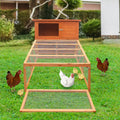 Furtastic Wooden Chicken Coop Rabbit Hutch Rectangular