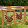 Furtastic Wooden Chicken Coop Rabbit Hutch Rectangular