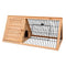 Wooden Rabbit Hutch Triangle Large Pet Cage House Outdoor