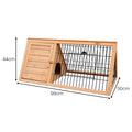 Wooden Rabbit Hutch Triangle Large Pet Cage House Outdoor