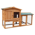 Wooden Chicken Coop Rabbit Hutch Large With Ramp