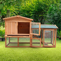 Wooden Chicken Coop Rabbit Hutch Large With Ramp