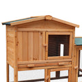 Wooden Chicken Coop Rabbit Hutch Large With Ramp