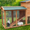 Wooden Chicken Coop Rabbit Hutch Large With Ramp