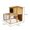 Furtastic 2-Storey Chicken Coop Rabbit Hutch Large Run
