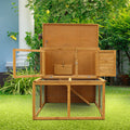Furtastic 2-Storey Chicken Coop Rabbit Hutch Large Run