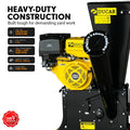 Ducar 89mm Wood Chipper 420cc 15hp Petrol Electric Start
