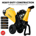 Ducar 70p Wood Chipper Shredder 212cc 4-Stroke Petrol 3600 RPM