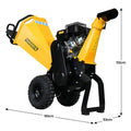 Ducar 70p Wood Chipper Shredder 212cc 4-Stroke Petrol 3600 RPM