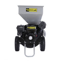 Ducar 8hp Wood Chipper Shredder Petrol Garden Grinder Mulcher Silver