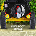 Ducar 8hp Wood Chipper Shredder Petrol Garden Mulcher Yellow