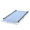 Kartrite 6ft Portable Aluminium Wheelchair Ramp Non-Slip 850lbs Heavy Duty Threshold Access Ramp for Mobility Scooter
