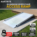 Kartrite 6ft Portable Aluminium Wheelchair Ramp Non Slip Heavy Duty 386kg Capacity Mobility Scooter Access Ramp