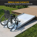 Kartrite 6ft Portable Aluminium Wheelchair Ramp Non Slip Heavy Duty 386kg Capacity Mobility Scooter Access Ramp