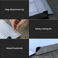 Kartrite 6ft Portable Aluminium Wheelchair Ramp Non Slip Heavy Duty 386kg Capacity Mobility Scooter Access Ramp