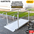Kartrite 6ft Aluminium Wheelchair Ramp Portable w/ Handrails