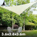 Wallaroo 3.6m Triangle Sun Shade Sail 160GSM Waterproof Outdoor