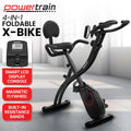 Powertrain 135E 4-in-1 Foldable X-Bike with LCD Display and Resistance Bands