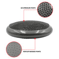 Powertrain Yoga Balance Disc Pilates Trainer Grey Home Gym
