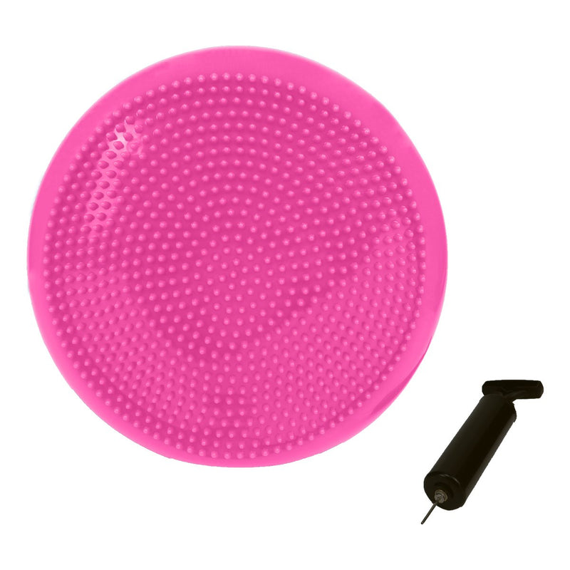 Powertrain Yoga Balance Disc Pink Home Gym Pilates Trainer