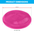 Powertrain Yoga Balance Disc Pink Home Gym Pilates Trainer