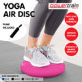 Powertrain Yoga Balance Disc Pink Home Gym Pilates Trainer