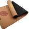Powertrain Cork Yoga Mat 6mm with Carry Straps Home Pilates