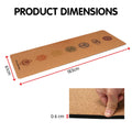 Powertrain Cork Yoga Mat 6mm with Carry Straps Home Pilates