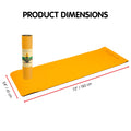 Powertrain TPE Yoga Mat 8mm Orange Pilates Exercise Fitness