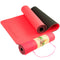 Powertrain TPE Yoga Mat 8mm Red Exercise Pilates Home Gym