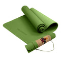 Powertrain 6mm Yoga Mat Olive Non-slip Carry Strap