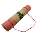 Powertrain 6mm Dual Layer Yoga Mat Peach Non-slip Carry Strap