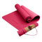 Powertrain 6mm Yoga Mat Pink Non-slip Carry Strap