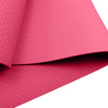 Powertrain 6mm Yoga Mat Pink Non-slip Carry Strap